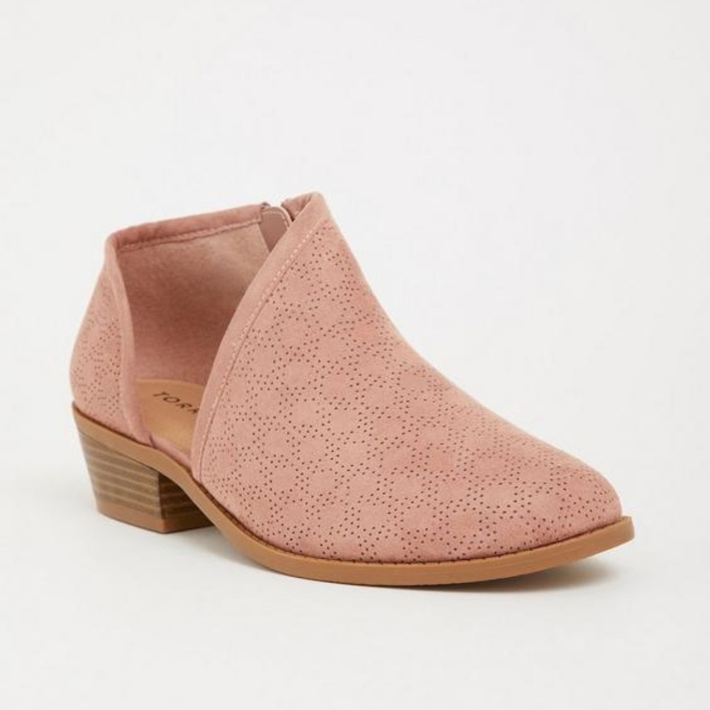Torrid Women's Pink Ankle Booties